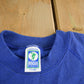 Vintage 1990s Discus Athletic Blank Blue Crewneck Sweatshirt Men's Large from propervintagecanada