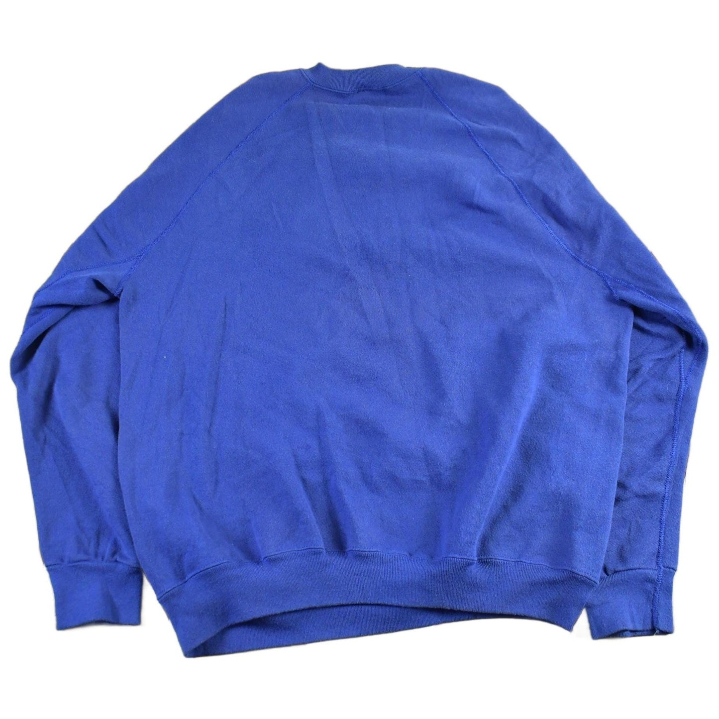 Vintage 1990s Discus Athletic Blank Blue Crewneck Sweatshirt Men's Large from propervintagecanada