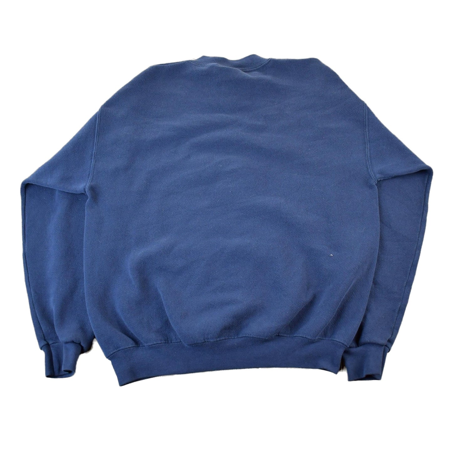 Vintage 1990s Discus Athletic Blank Blue Crewneck Sweatshirt Men's Medium from propervintagecanada