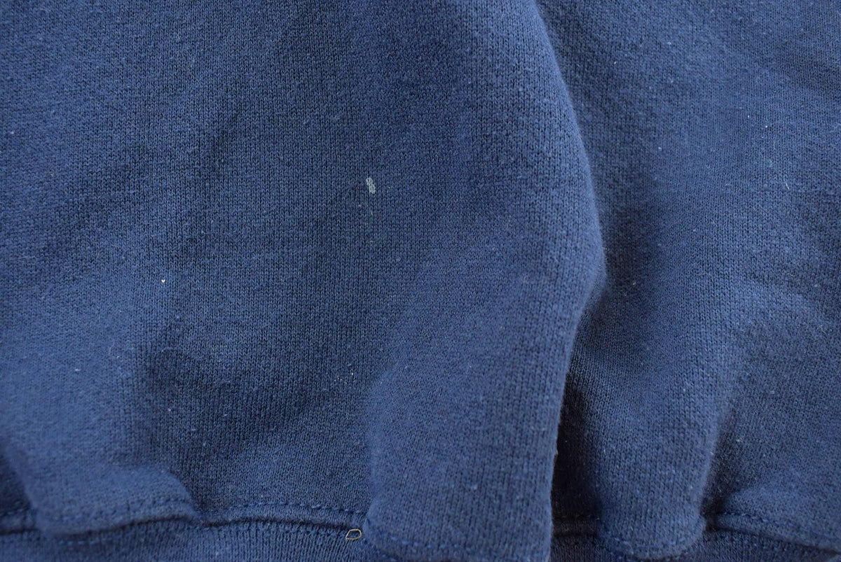 Vintage 1990s Discus Athletics Made In USA Basic Blank Blue Crewneck Sweatshirt Men's M from propervintagecanada