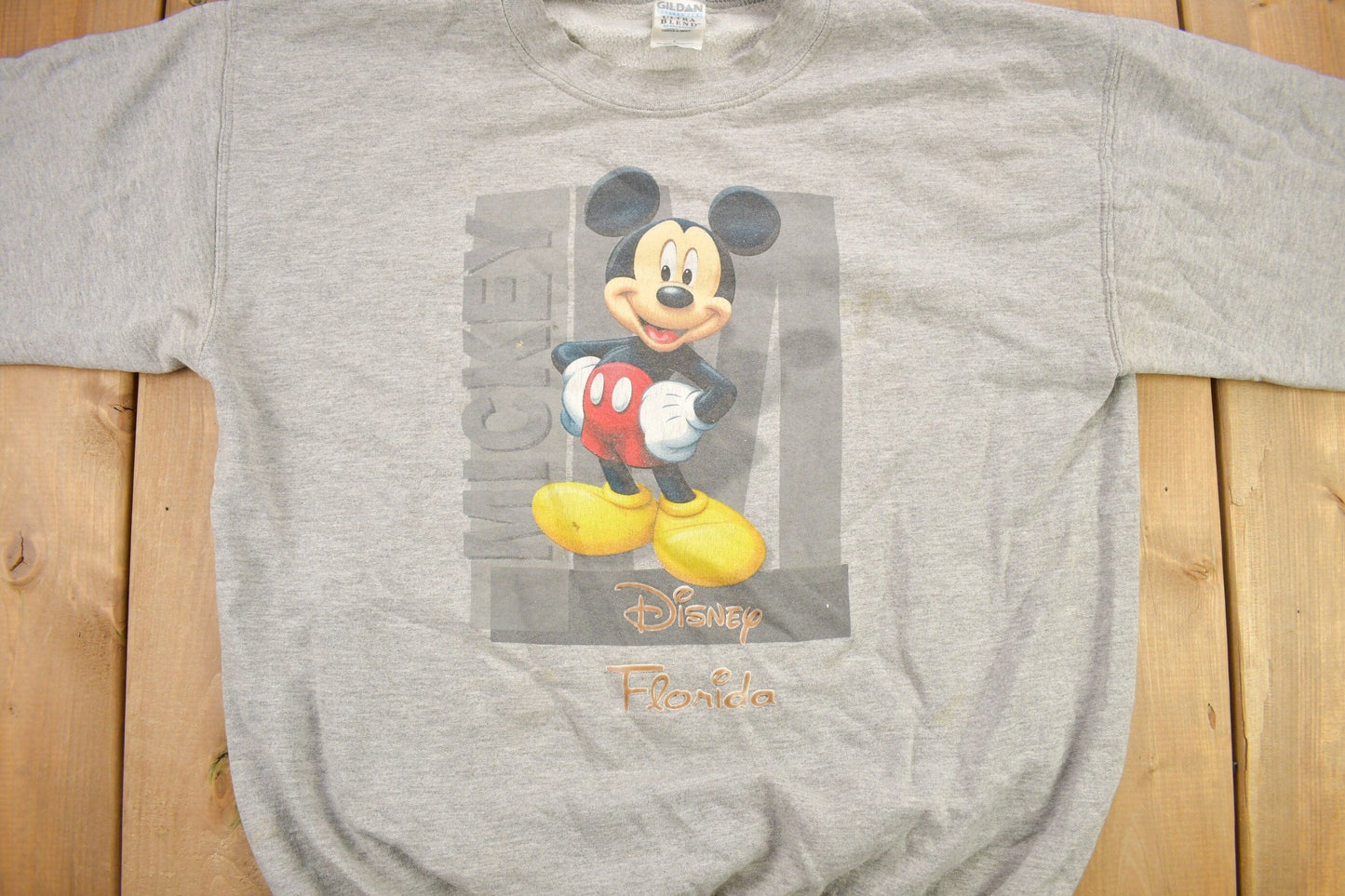 Vintage 1990s Disney Florida Mickey Mouse Crewneck Men's Large from propervintagecanada