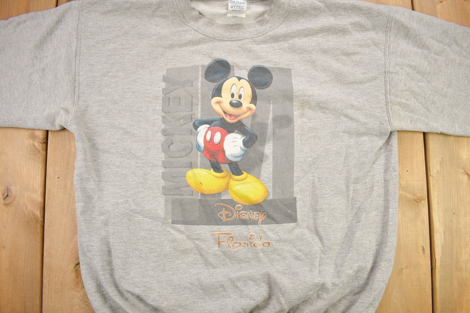Vintage 1990s Disney Florida Mickey Mouse Crewneck Men's Large from propervintagecanada