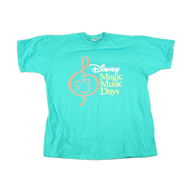 Vintage 1990s Disney Magic Music Days T-Shirt Men's L from propervintagecanada