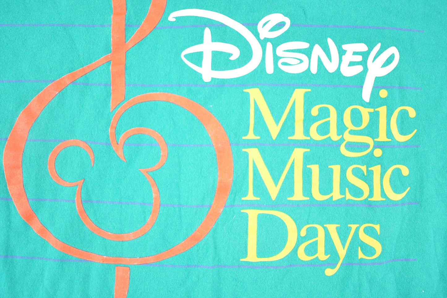 Vintage 1990s Disney Magic Music Days T-Shirt Men's L from propervintagecanada