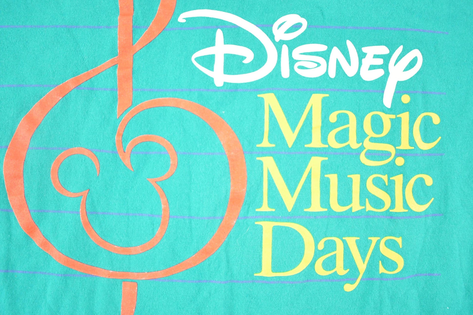 Vintage 1990s Disney Magic Music Days T-Shirt Men's L from propervintagecanada