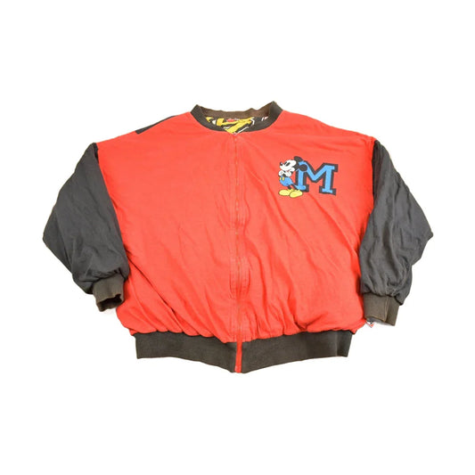 Vintage 1990s Disney Mickey Mouse All Over Print Reversible Jacket Men's Large from propervintagecanada