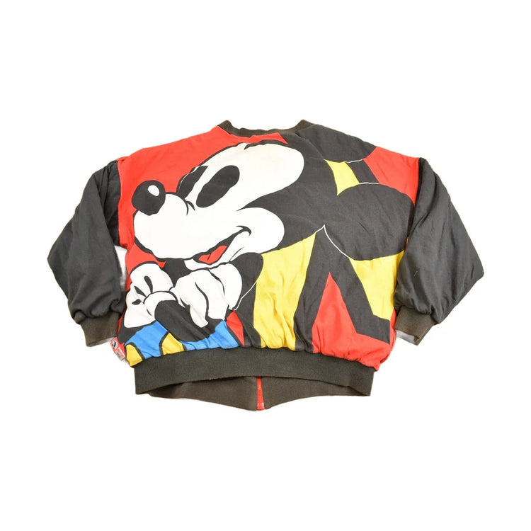 Vintage 1990s Disney Mickey Mouse All Over Print Reversible Jacket Men's Large from propervintagecanada