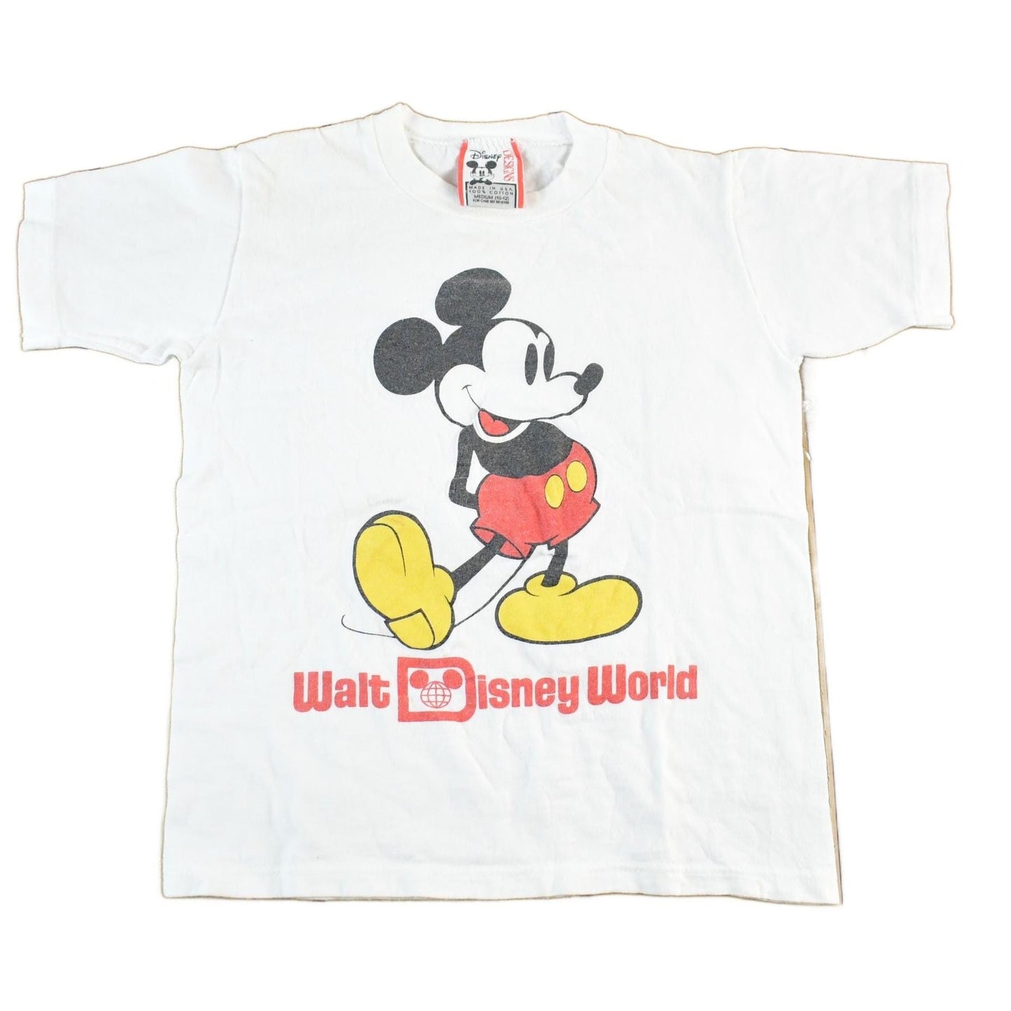 Vintage 1990s Disney Mickey Mouse Cartoon Promo T-Shirt Youth Medium from propervintagecanada