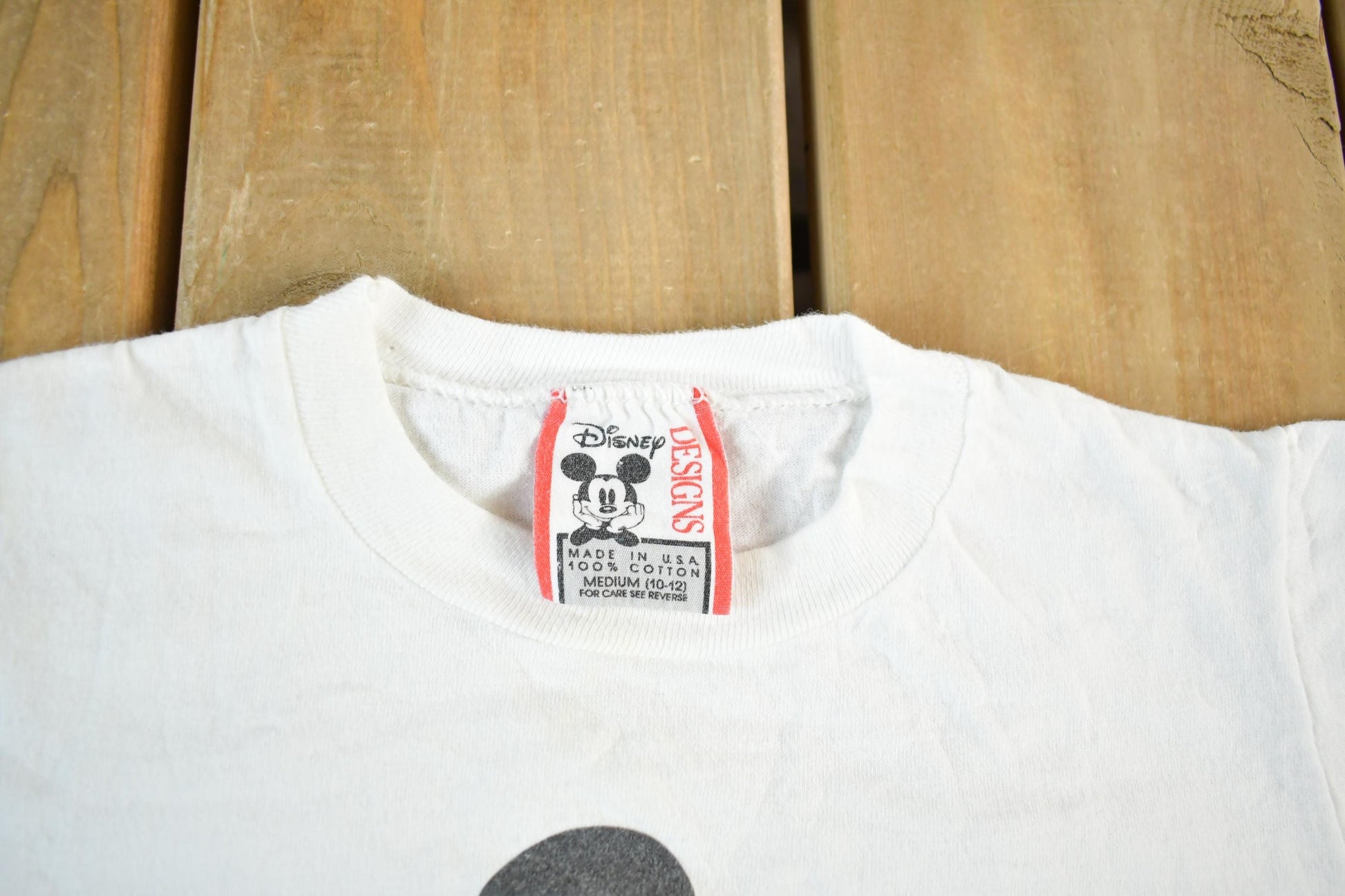 Vintage 1990s Disney Mickey Mouse Cartoon Promo T-Shirt Youth Medium from propervintagecanada