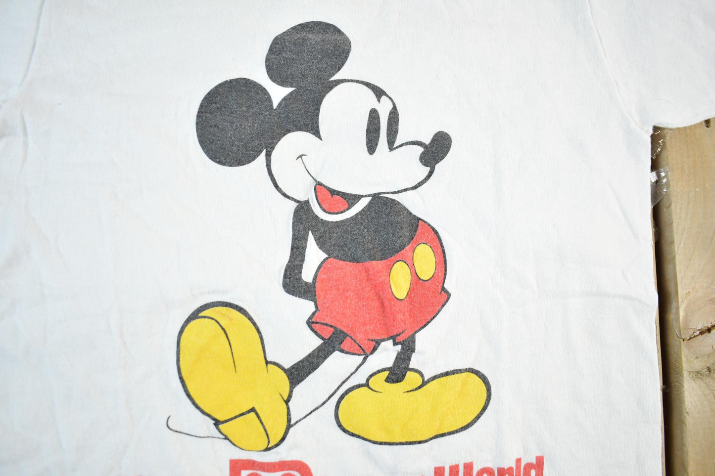 Vintage 1990s Disney Mickey Mouse Cartoon Promo T-Shirt Youth Medium from propervintagecanada