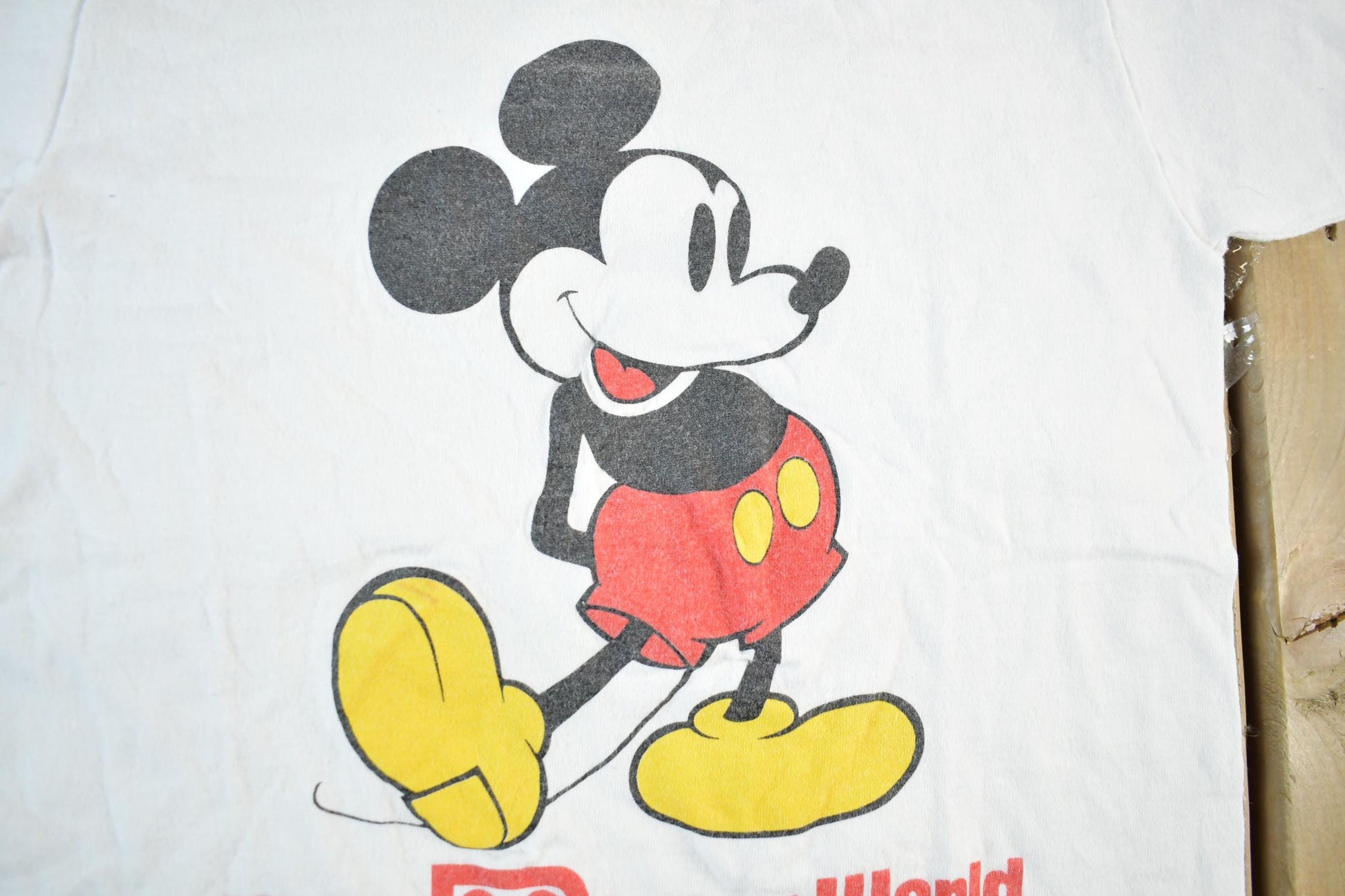 Vintage 1990s Disney Mickey Mouse Cartoon Promo T-Shirt Youth Medium from propervintagecanada