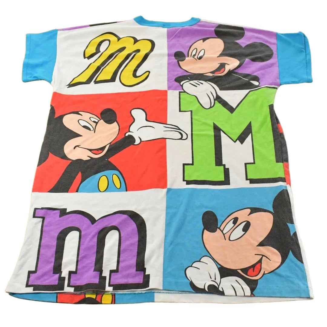 Vintage 1990s Disney Mickey Mouse Oversized Pyjamas Sleeping T-Shirt ONE SIZE Men's 2XL from propervintagecanada