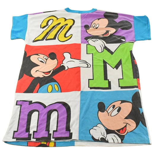 Vintage 1990s Disney Mickey Mouse Oversized Pyjamas Sleeping T-Shirt ONE SIZE Men's 2XL from propervintagecanada
