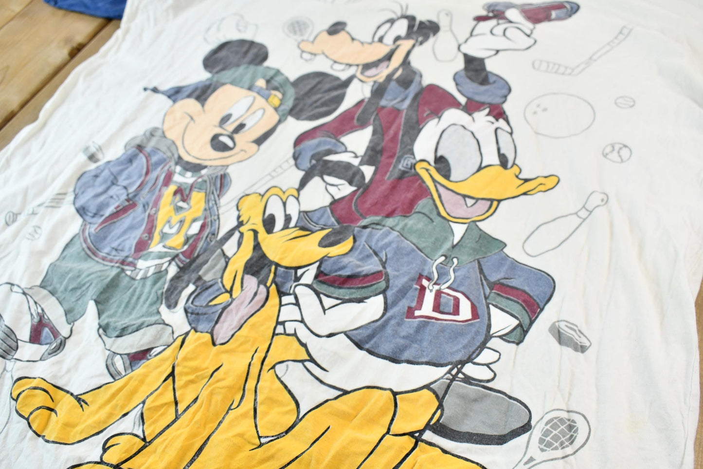 Vintage 1990s Disney Mickey Mouse Streetwear Graphic T-Shirt Men's 2XL