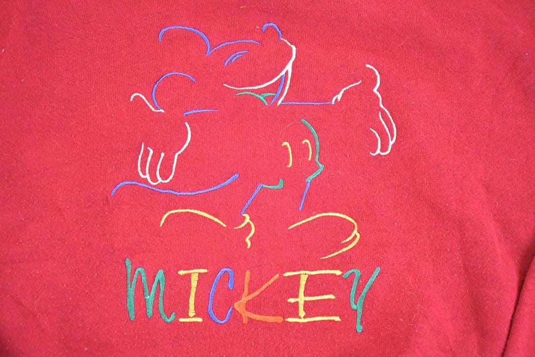Vintage 1990s Disney Mickey Mouse Sweatshirt Men's L from propervintagecanada