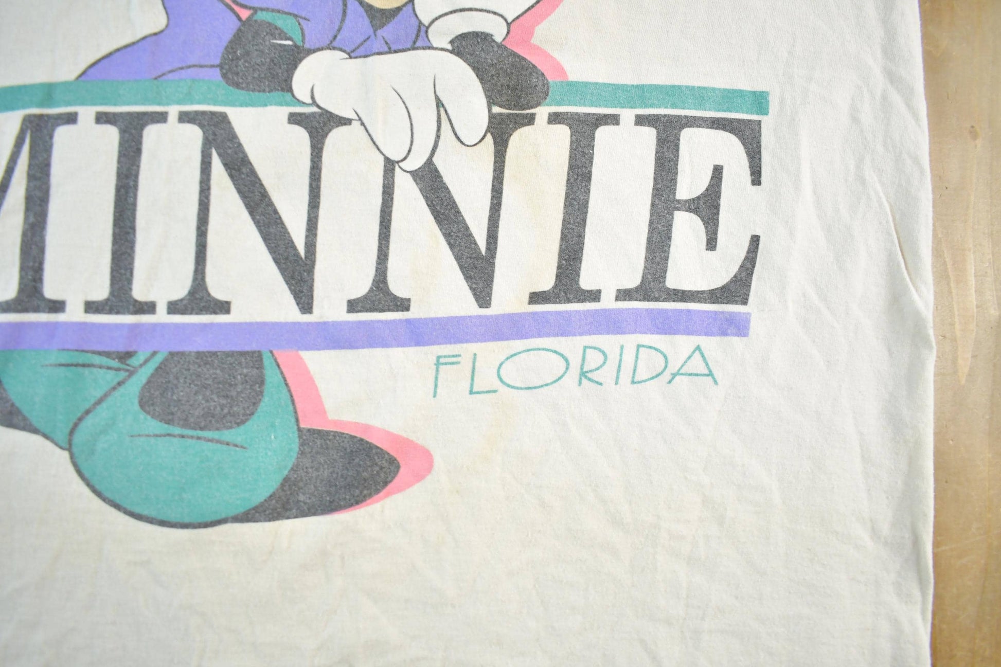 Vintage 1990s Disney Minnie Mouse Graphic T Shirt Men's Large from propervintagecanada