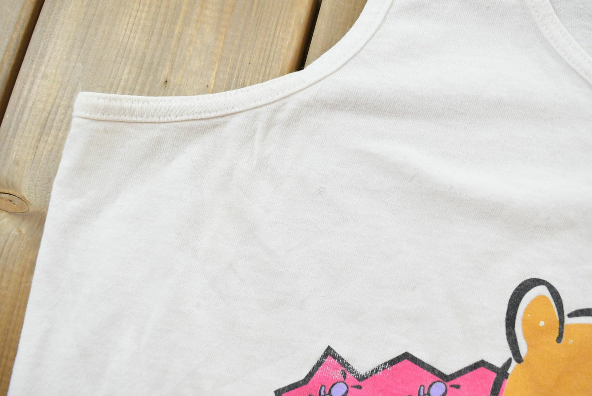 Vintage 1990s Disney Pooh Bear Cartoon Promo Tank Top Mens L from propervintagecanada