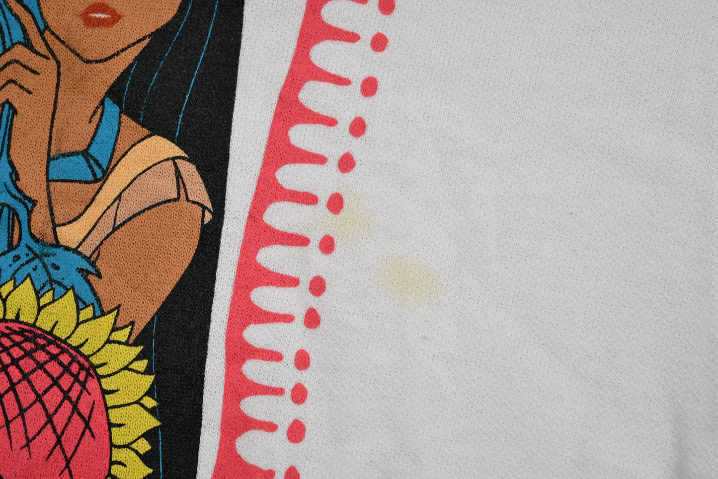 Vintage 1990s Disney's Pocahontas Graphic Crewneck Sweatshirt Youth Large from propervintagecanada