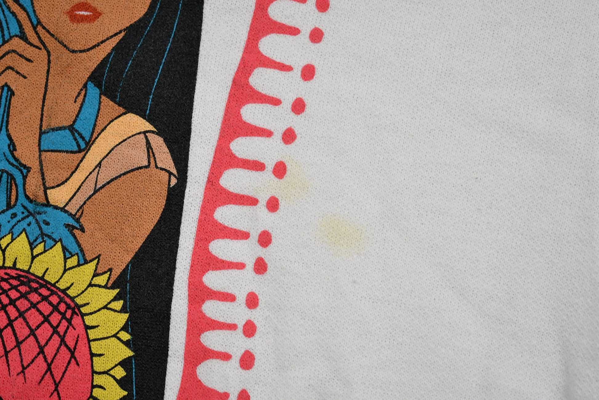 Vintage 1990s Disney's Pocahontas Graphic Crewneck Sweatshirt Youth Large from propervintagecanada