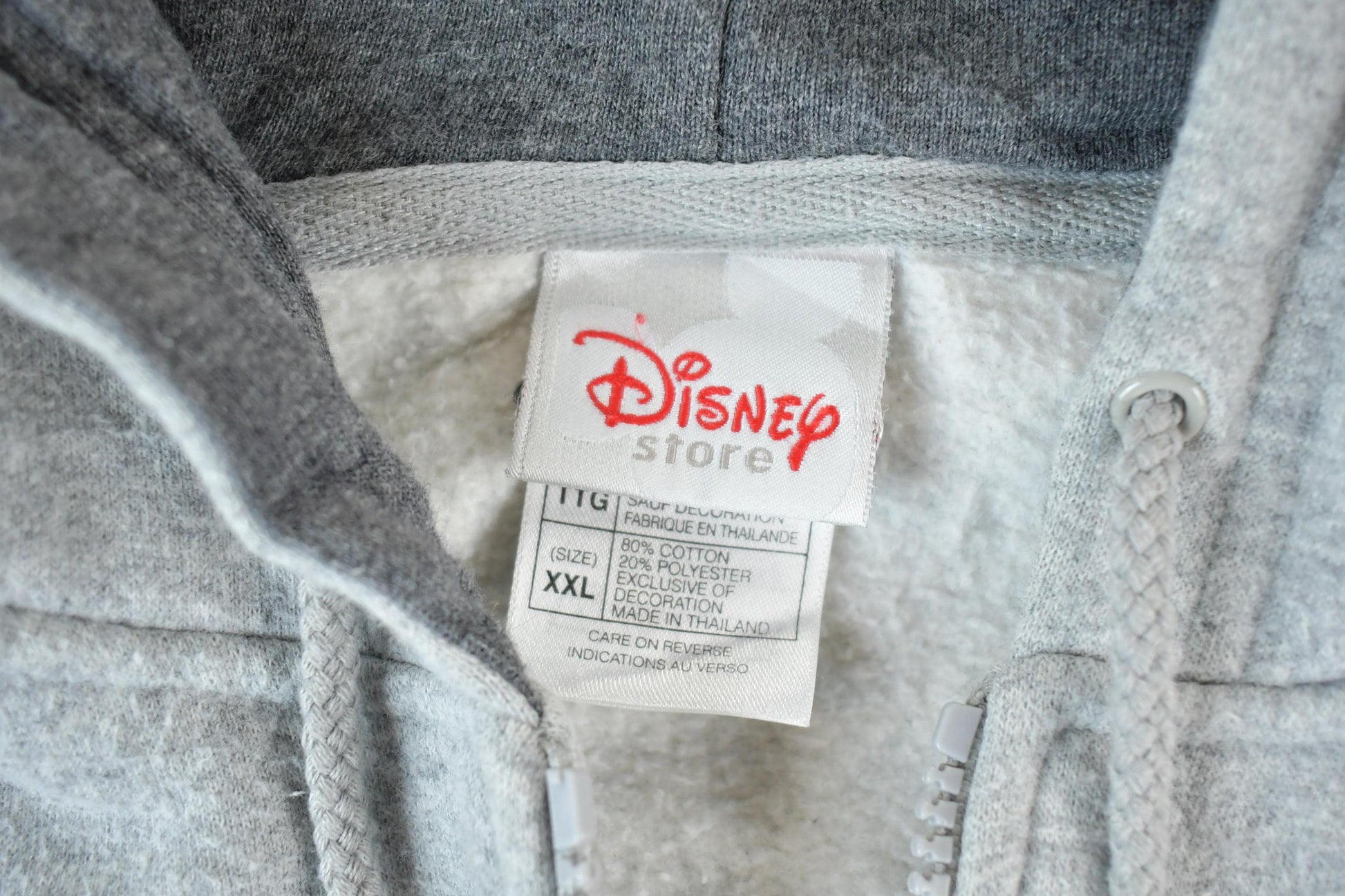 Vintage 1990s Disney Store Full Zip Hoodie Mens XL from propervintagecanada