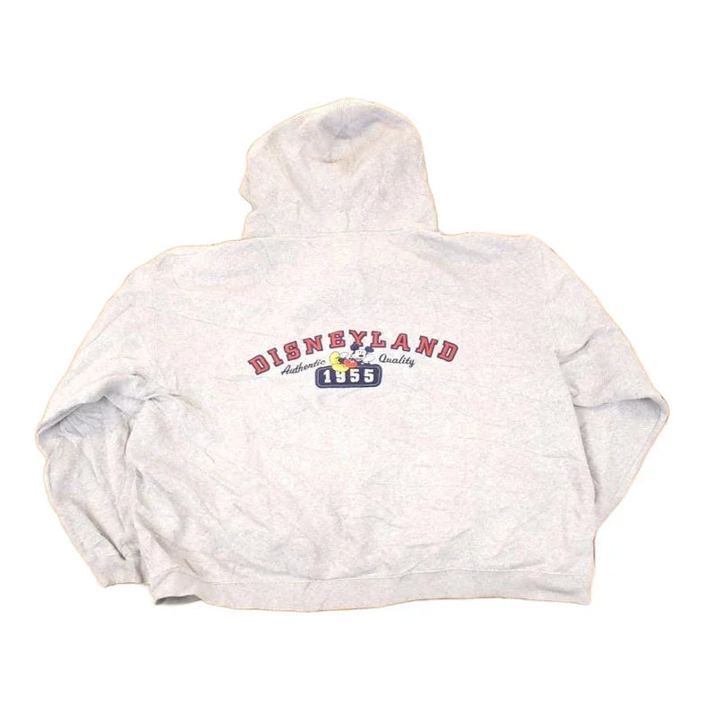Vintage 1990s Disneyland Full Zip Hoodie Sweater Women's XL / Vintage Mickey Mouse Sweatshirt / Disneyland Cartoon Sweater from propervintagecanada