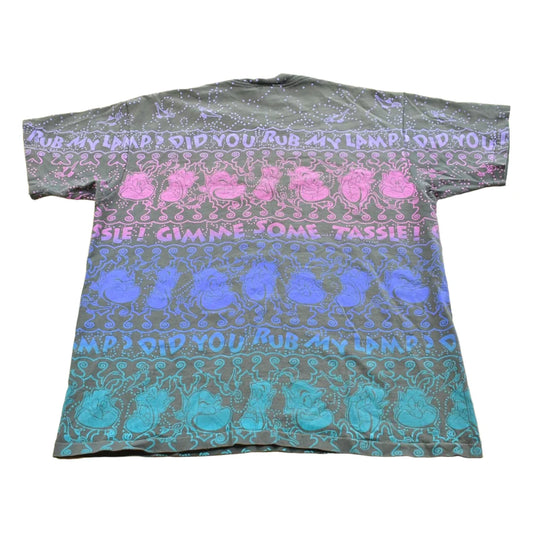 Vintage 1990s Disneys Aladdin AOP Genie T-Shirt Mens Men's Large from propervintagecanada