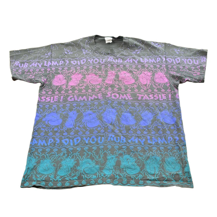 Vintage 1990s Disneys Aladdin AOP Genie T-Shirt Mens Men's Large from propervintagecanada