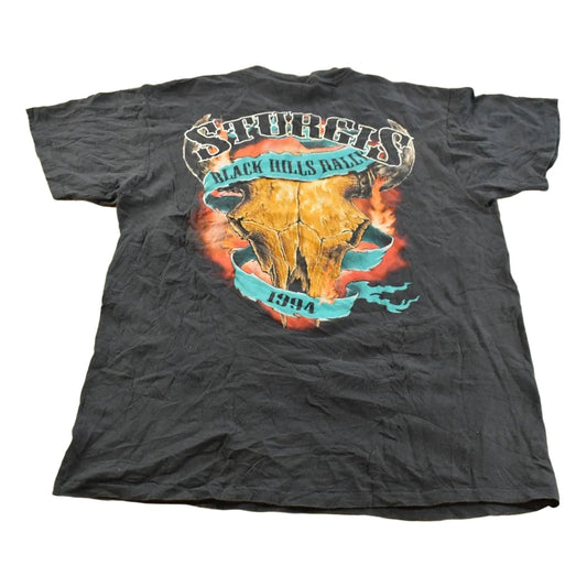 Vintage 1990s Distressed 3D Emblem Motorcycles Ultimate Ride T-Shirt Men's L from propervintagecanada