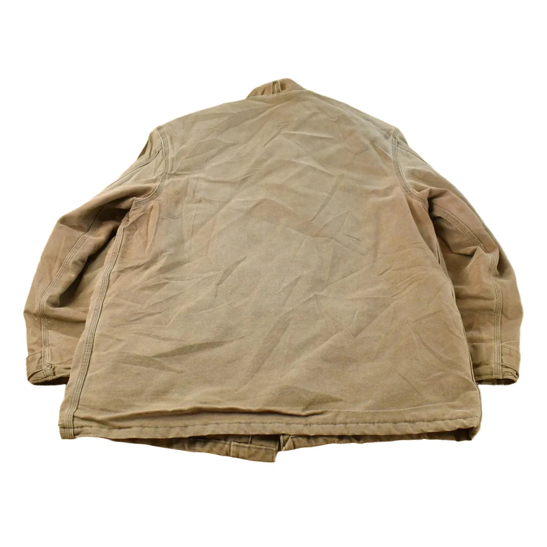 Vintage 1990s Distressed Carhartt Blanket Lined Field Coat Men's M from propervintagecanada
