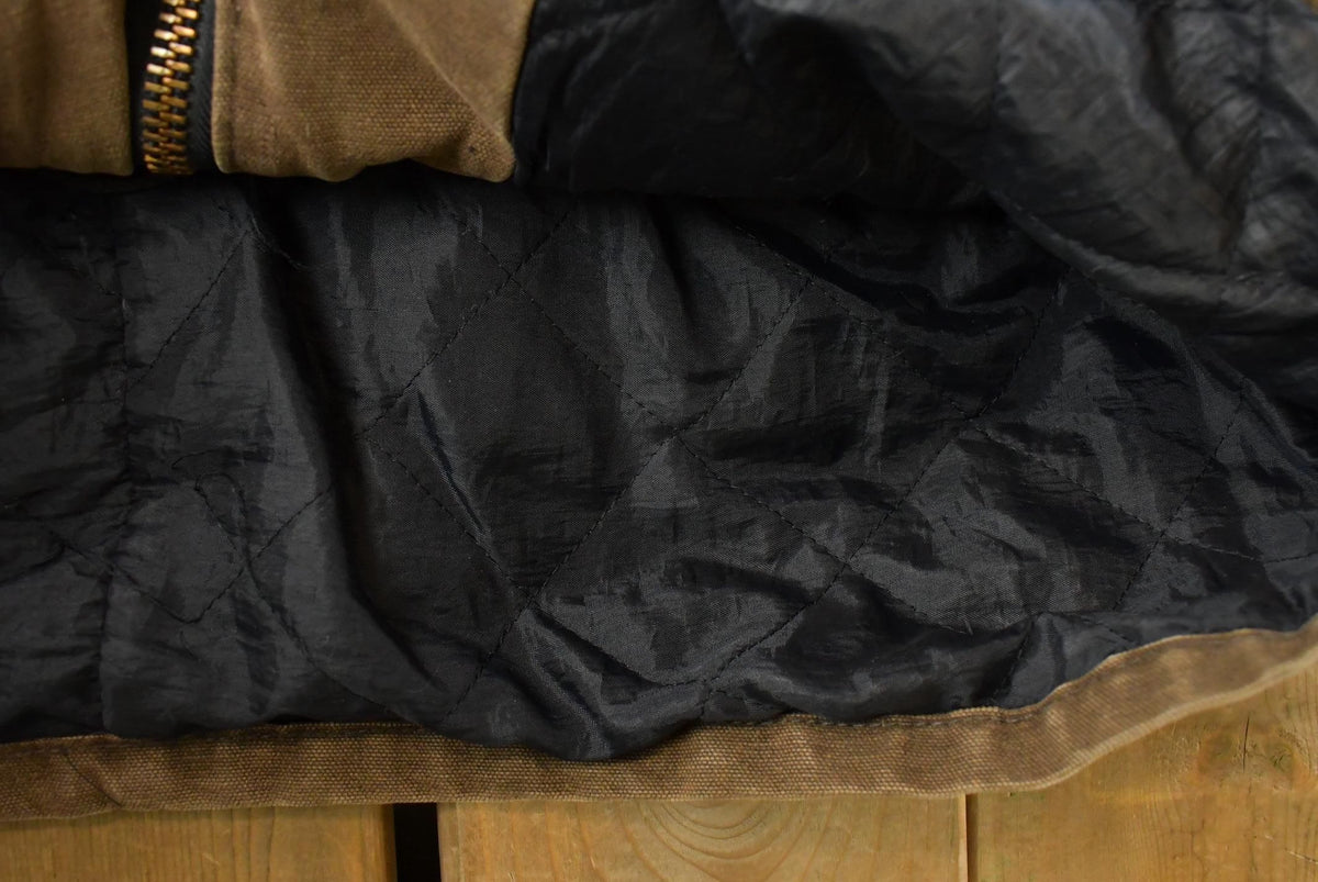 Vintage 1990s Distressed Carhartt Blanket Lined Field Coat Men's M from propervintagecanada