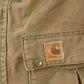 Vintage 1990s Distressed Carhartt Blanket Lined Field Coat Men's M from propervintagecanada