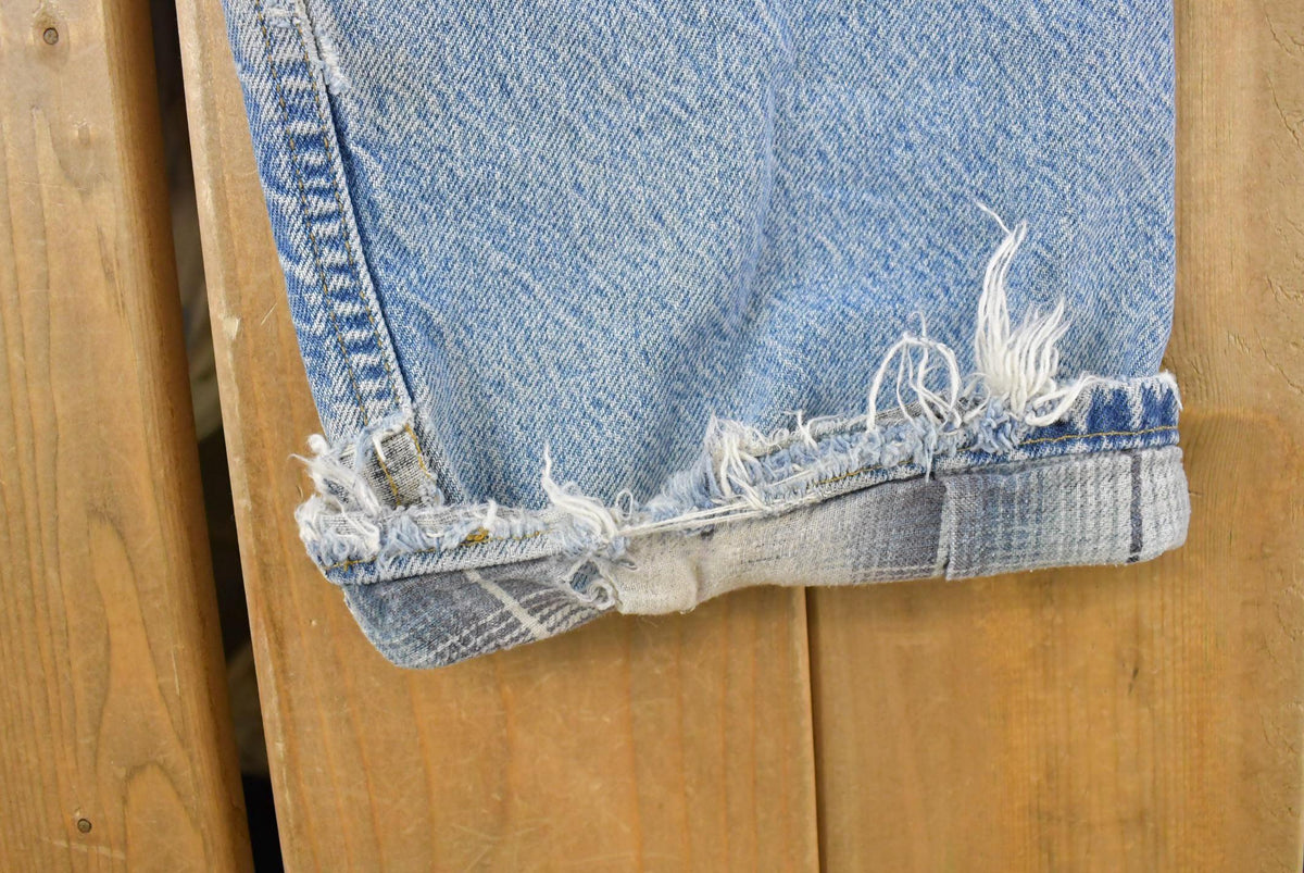 Vintage 1990s Distressed Carhartt Lined Denim Jeans Men's 32 x 31 from propervintagecanada