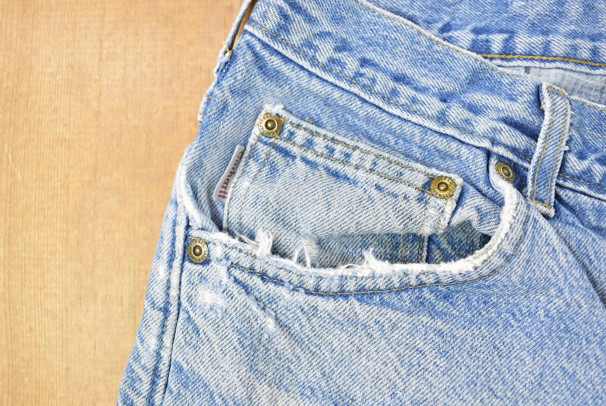 Vintage 1990s Distressed Carhartt Lined Denim Jeans Men's 32 x 31 from propervintagecanada