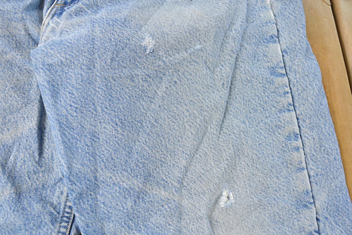 Vintage 1990s Distressed Carhartt Lined Denim Jeans Men's 32 x 31 from propervintagecanada