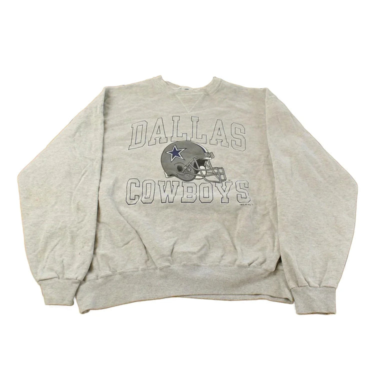 Vintage 1990s Distressed Dallas Cowboys NFL Crewneck Sweatshirt Men's 2XL / Football / Sportswear / NFL Graphic / Champion from propervintagecanada