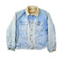 Vintage 1990s Distressed Faded Wrangler Synthetic Fur Lined Jean Jacket from propervintagecanada