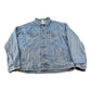 Vintage 1990s Distressed Jean Jacket Men's XL from propervintagecanada