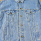 Vintage 1990s Distressed Jean Jacket Size XL Men's Large from propervintagecanada