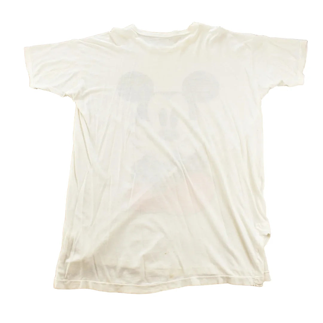 Vintage 1990s Distressed Mickey Mouse Graphic T-Shirt Men's / 90s Disney Tee / Mickey Classics / Single Stitch / Sleepwear from propervintagecanada