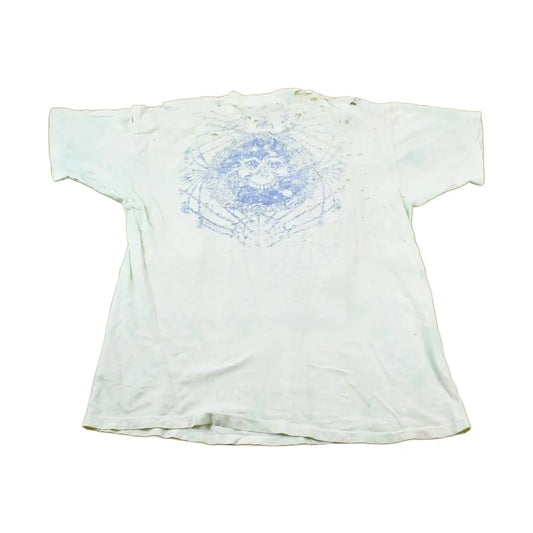 Vintage 1990s Distressed Psychedelic Single Stitch Graphic Band Tee T-Shirt Men's Large from propervintagecanada