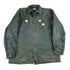 Vintage 1990s Distressed Sun Faded Carhartt Lined Shirt Jacket Men&