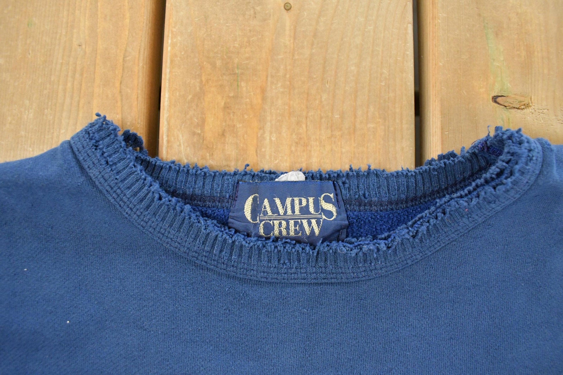 Vintage 1990s Distressed University Of Michigan Wolverines Collegiate Crewneck Sweatshirt Men's Large from propervintagecanada
