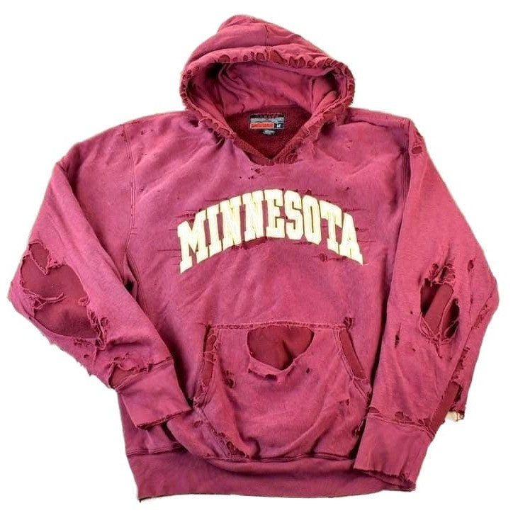 Vintage 1990s Distressed University Of Minnesota Hoodie Men's M from propervintagecanada