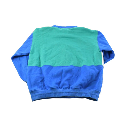 Vintage 1990s Diversity Sport Color Block Collared Sweatshirt Men's M from propervintagecanada
