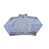 Vintage 1990s DJD Blank Cropped Quarter Zip Crewneck Sweatshirt Men&