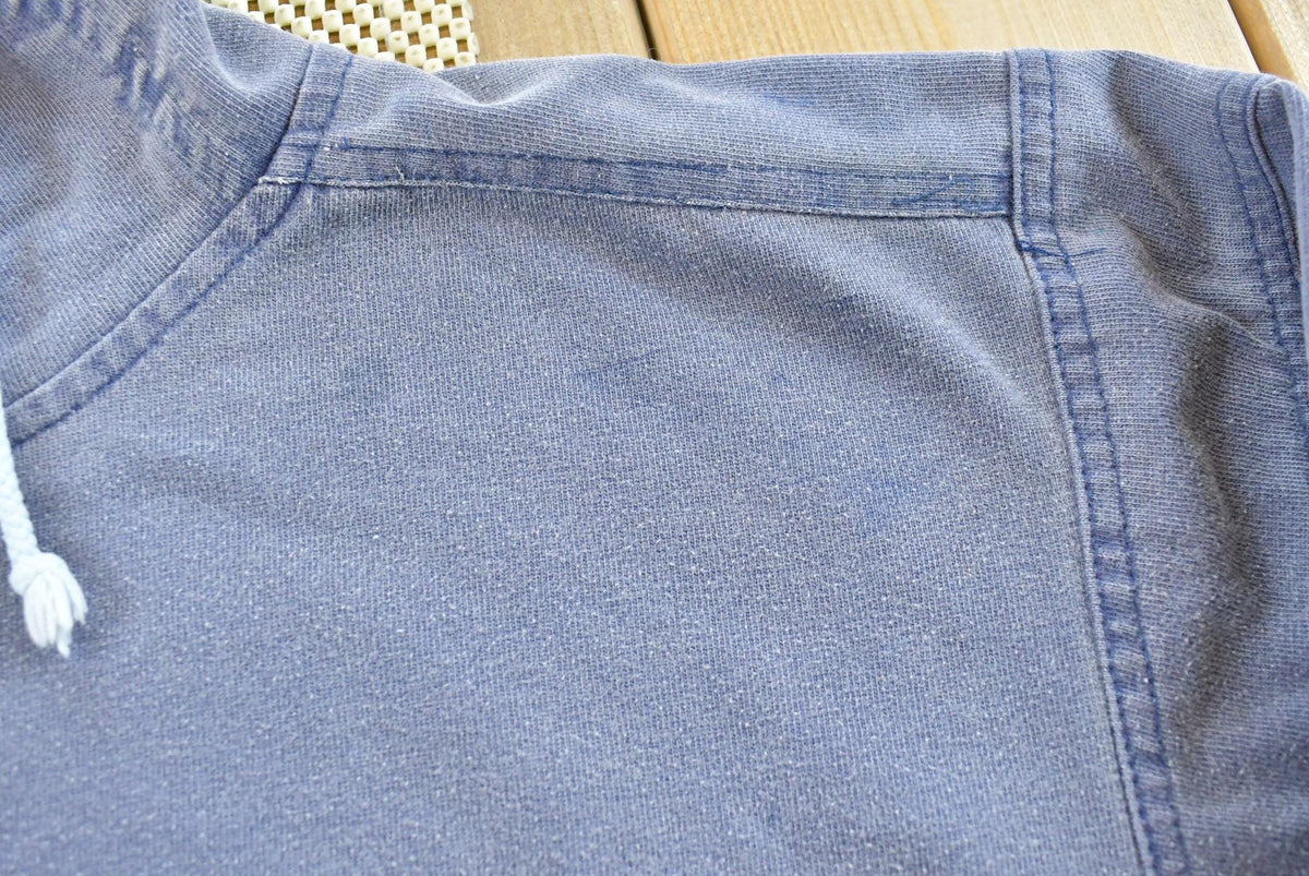 Vintage 1990s DJD Blank Cropped Quarter Zip Crewneck Sweatshirt Men's M from propervintagecanada