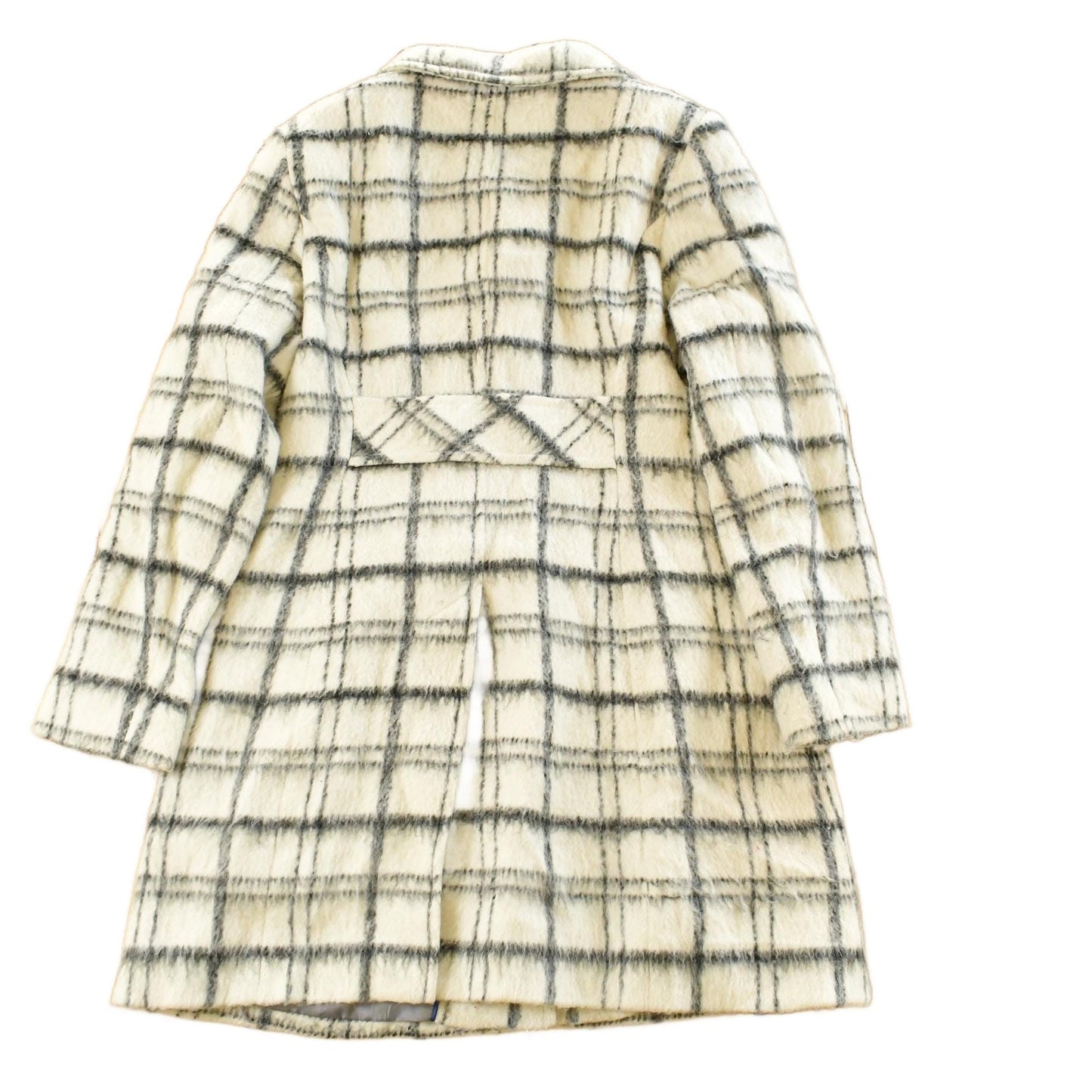 Vintage 1990s DKNY Wool Plaid Trench Coat Women's Medium from propervintagecanada