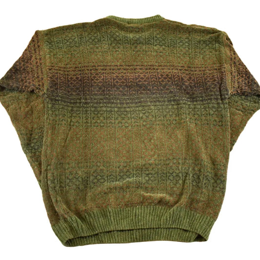 Vintage 1990s Dockers Abstract Knit Crewneck Sweater Men's L from propervintagecanada
