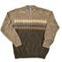 Vintage 1990s Dockers Knit Abstract Argyle Pattern Crewneck Sweater Men&