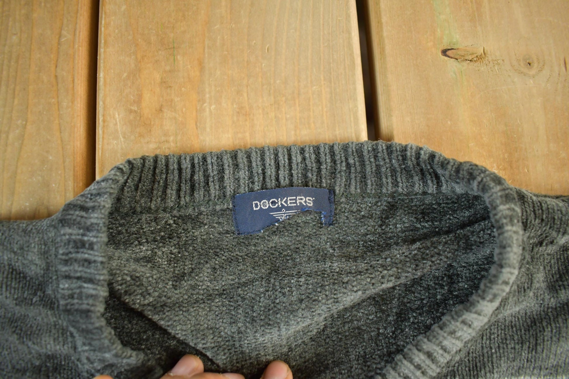 Vintage 1990s Dockers Knit Sweatshirt Men's Large from propervintagecanada